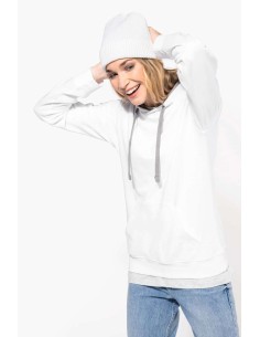 K-KA465-LADIES’ CONTRAST HOODED SWEATSHIRT 2